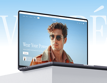 Fashion E-Commerce Web Design with AI Shopping Features